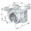 Linear ball bushing unit Open With sealing KGBAO12-PP-AS